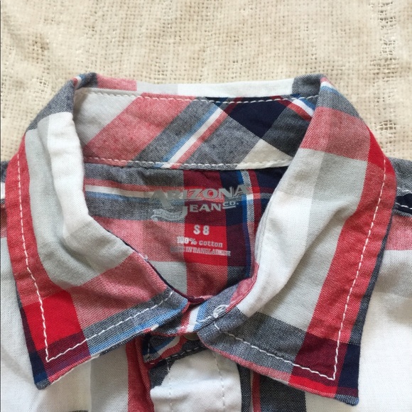 Boys Arizona Jeans short sleeved button up shirt - Picture 4 of 5